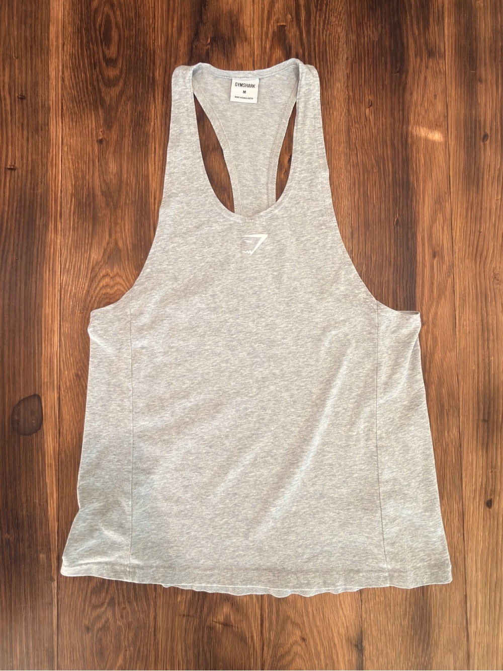 Gymshark Women's Heather Gray Racerback Muscle Tank